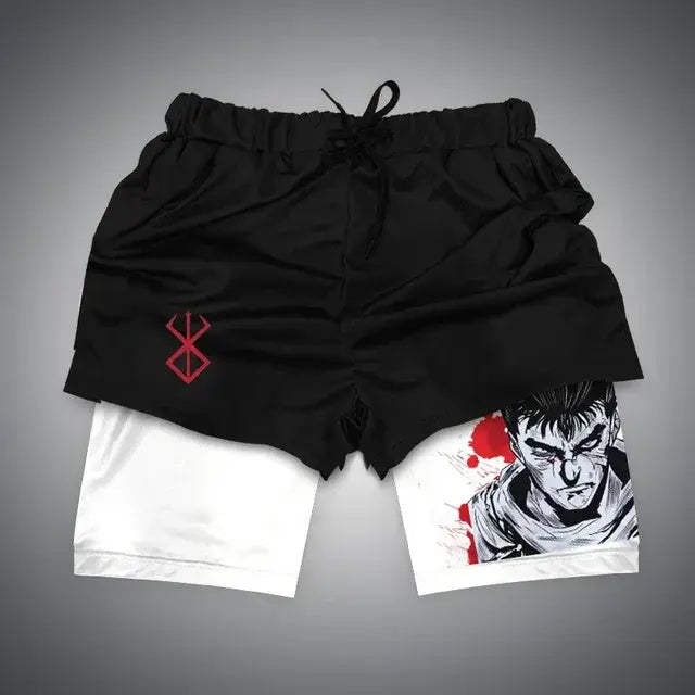 Y2K Anime Gym Shorts - Men’s