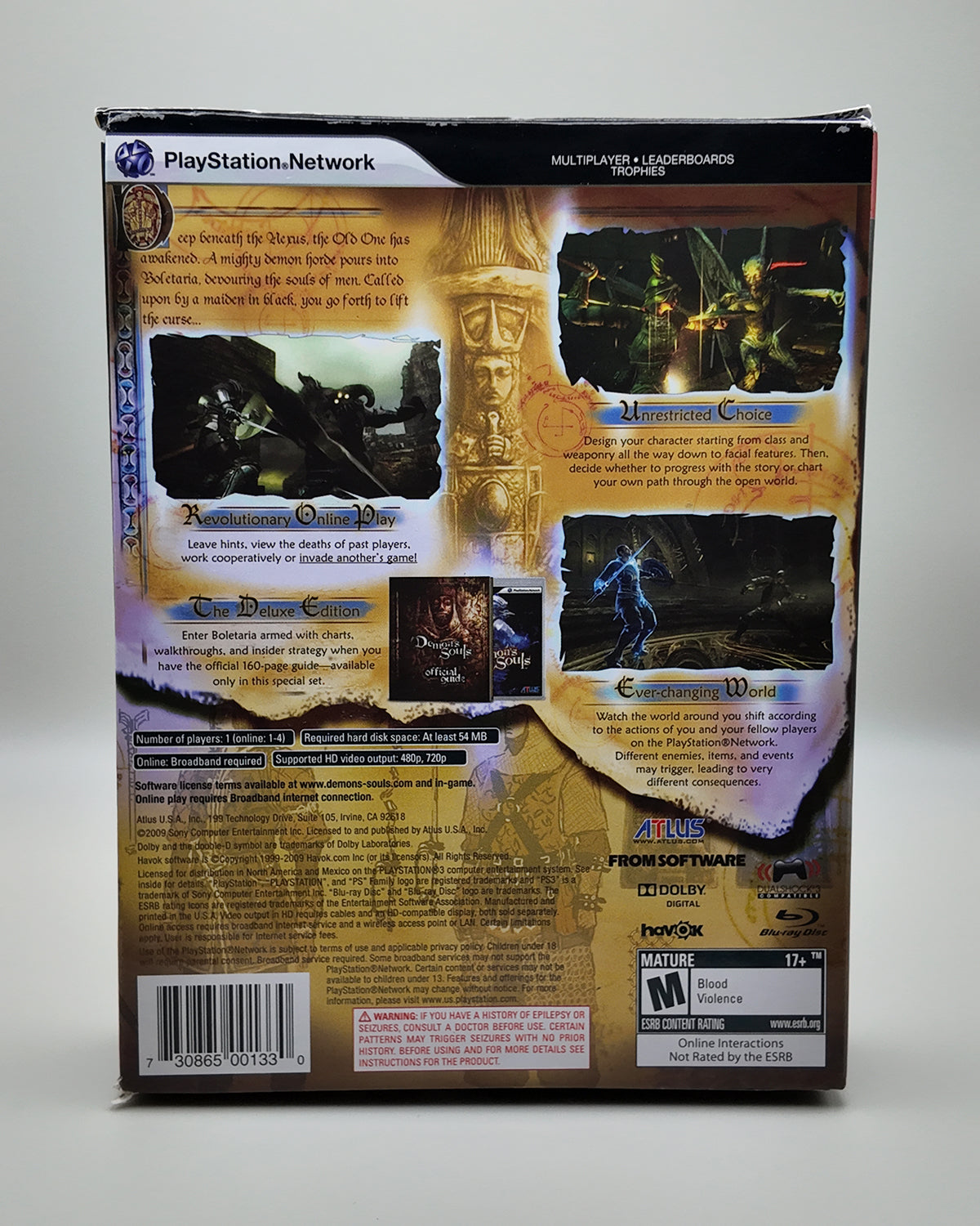 Demon's Souls DELUXE Edition - PlayStation 3 CLASSIC