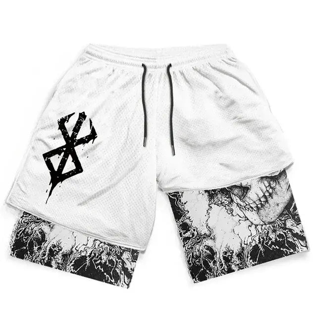 Y2K Anime Gym Shorts - Men’s