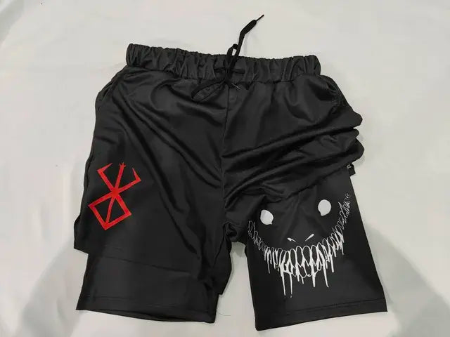 Y2K Anime Gym Shorts - Men’s